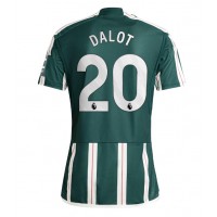 Fotbalové Dres Manchester United Diogo Dalot #20 Venkovní 2023-24 Krátký Rukáv